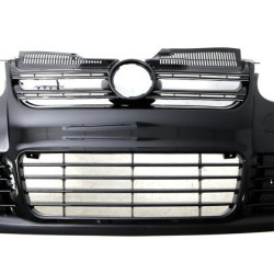 Предна броня за Golf 5 - R32 с R32 решетки без халогени - черна
