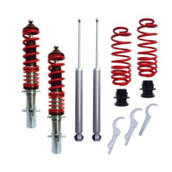Регулируемо спортно окачване за Golf 4 / Бора / Audi A3 8L (1996-2003) - червено