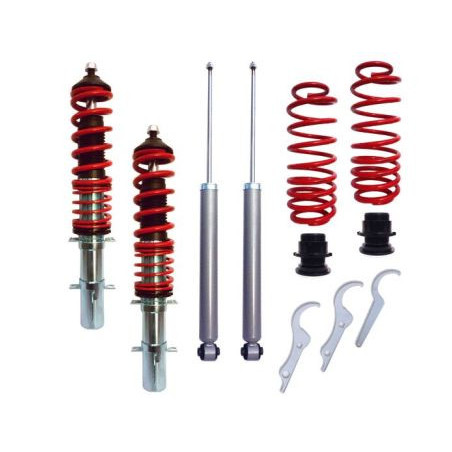 Регулируемо спортно окачване за Golf 4 / Бора / Audi A3 8L (1996-2003) - червено