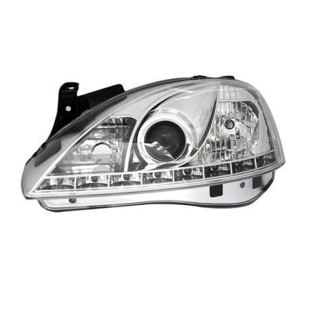 Кристални фарове  OPEL CORSA  C (2001-2006) - хром
