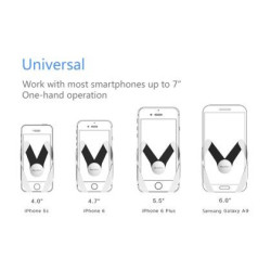 Постава за телефон за въздуховода - розова