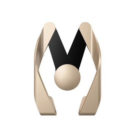 Постава за телефон за въздуховода - златна