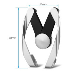 Постава за телефон за въздуховода - златна