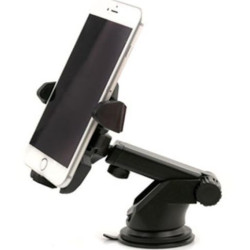 Постава за телефон със стойка - черна