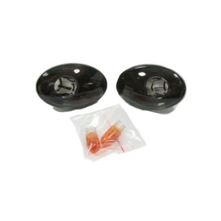 Кристални мигачи за CORSA C (01-06) - черни