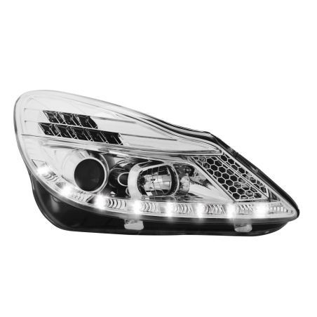 Кристални фарове  OPEL CORSA  D (2006-2010) - хром