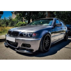 Ангелски Очи кристални за BMW E46 седан, комби (1998-2005) / E46 купе (1998-2003) - U-Design с лупи на дълги с