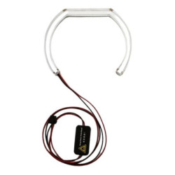 Ангелски Очи кристални за BMW E46 седан, комби (1998-2005) / E46 купе (1998-2003) - U-Design с лупи на дълги с