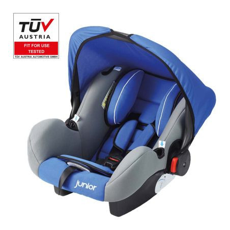 Бебешко столче за кола с дръжка Junior - Bambini - син цвят