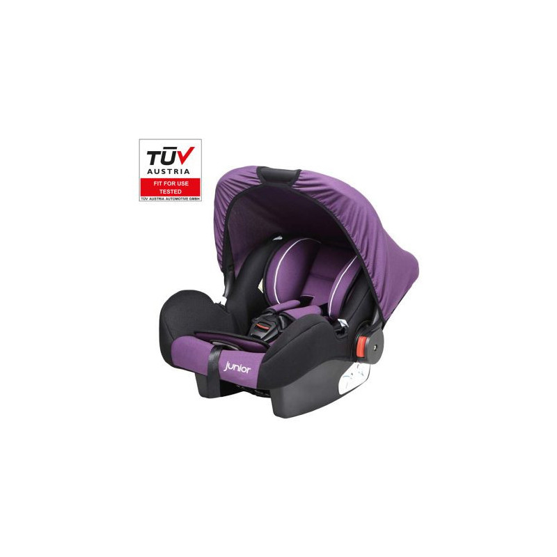 Бебешко столче за кола с дръжка Junior - Bambini - лилав цвят