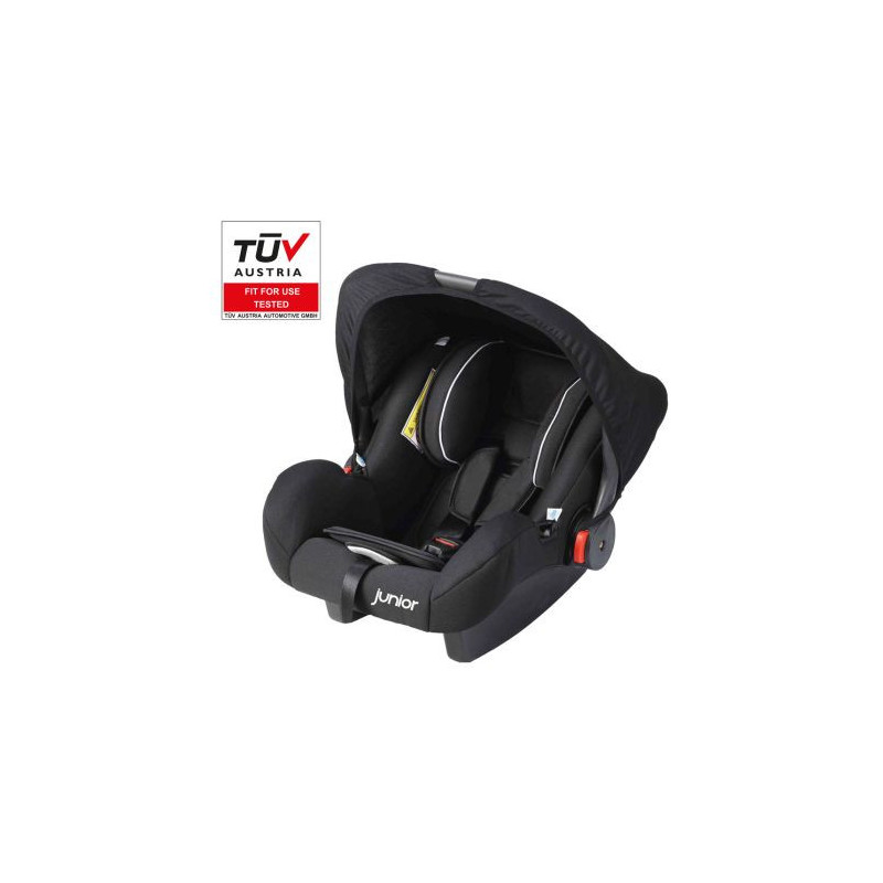 Бебешко столче за кола с дръжка Junior - Bambini - черен цвят