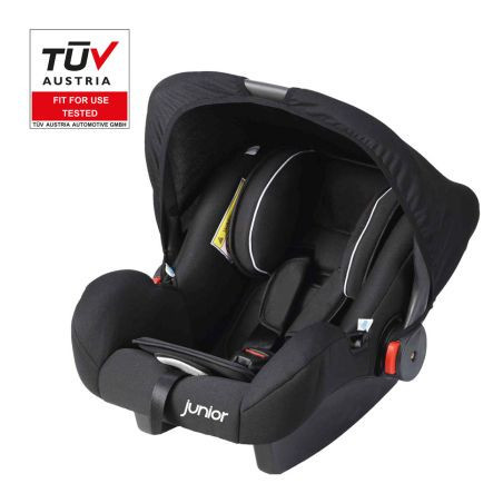 Бебешко столче за кола с дръжка Junior - Bambini - черен цвят