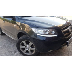 Дневни светлини с мигач за оригинални фарове на HYUNDAI SANTA FE (2006-2009) - Ледбар дизайн
