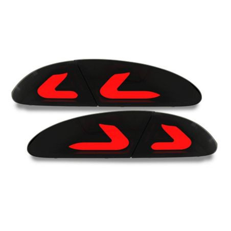 Диодни стопове SEAT LEON 1P (2005-2009) - Lightbar design опушени