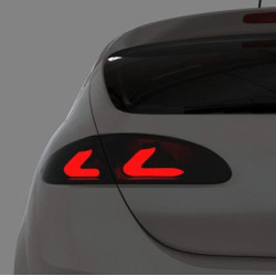 Диодни стопове SEAT LEON 1P (2005-2009) - Lightbar design опушени
