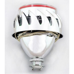 Биксенон лупи за вграждане MORIMOTO MINI SPIRAL 2.5" - с бял вътрешен и зелен външен ринг