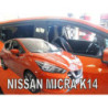 Ветробрани за NISSAN MICRA К-14 (2017+) 5 врати - 4бр. предни и задни