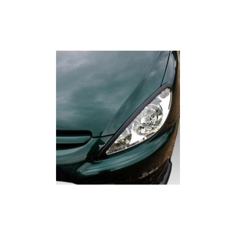 Вежди за фарове за Peugeot 307 (2001-2004) Pre Facelift - черни