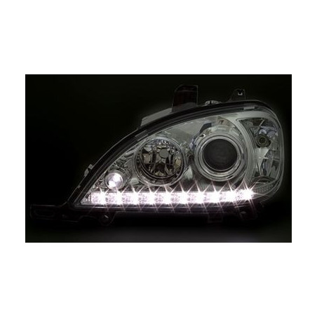 Кристални фарове  Mercedes ML W163  (2002-2005)