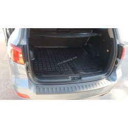 Гумена стелка за багажник за Hyundai Santa Fe (2006 - 2012) 5 seats - Rezaw Plast