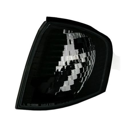 Кристални мигачи до фара черни за Mercedes W202 (1994-2001)