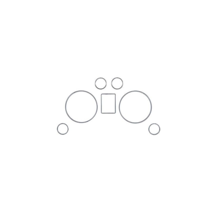 Рингове за табло за Audi A3 / Audi A4 / Audi A6 - хром