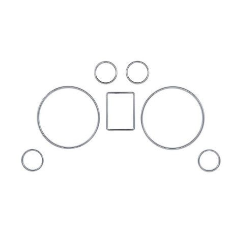 Рингове за табло за Audi A3 / Audi A4 / Audi A6 - хром