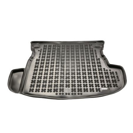 Гумена стелка за багажник за Mitsubishi Outlander III (2012+) with a regular spare wheel located under the rear of the car