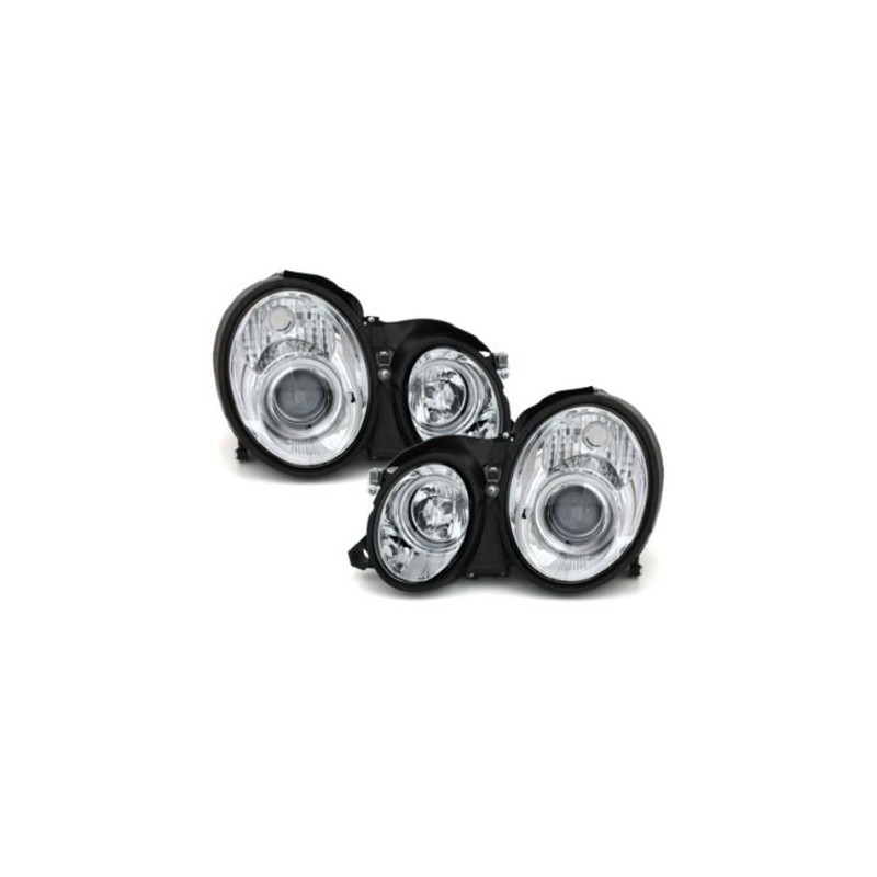 Кристални фарове за Mercedes CLK W208 (97-02)