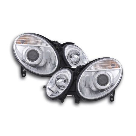 Кристални фарове  Mercedes W211 E-Class (2002-2006) - за фабричен ксенон