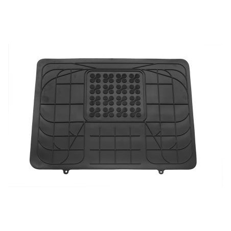 Гумена стелка Универсална  за задният ред седалки по средата - черна