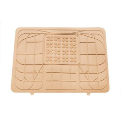 Гумена стелка Универсална  за задният ред седалки по средата - бежова