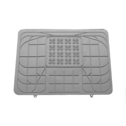 Гумена стелка Универсална  за задният ред седалки по средата - сива