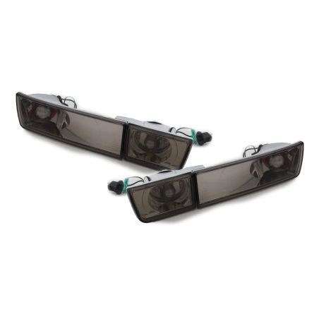 Кристални мигачи с халоген за Golf 3 / Vento (1991-1998) - опушени