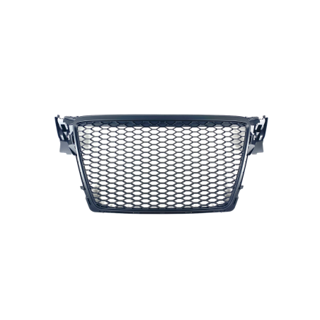 Решетка без емблема за Audi A4 B8 (2008-2011) - RS Look - Черна