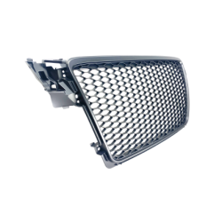 Решетка без емблема за Audi A4 B8 (2008-2011) - RS Look - Черна