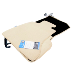 Мокетни стелки за BMW 7 Серия F01 (2008-2015) - къса база - бежови