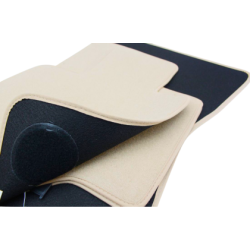 Мокетни стелки за BMW X5 E70 (2007-2013) / X6 E71 (2008-2014) - бежοви