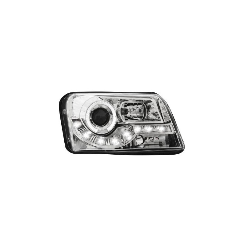 Кристални фарове FIAT PANDA (03-09)  - хром