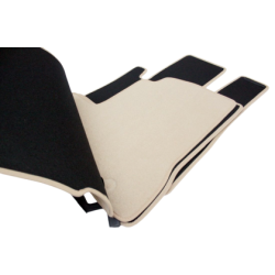 Мокетни стелки за MERCEDES S-Class W221 (2005-2013) - къса база бежови