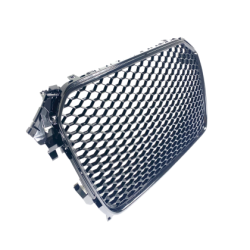 Решетка без емблема за Audi A4 B8 (2011-2014) - RS Look - Черна