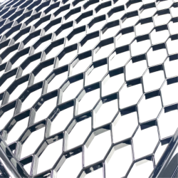 Решетка без емблема за Audi A4 B8 (2011-2014) - RS Look - Черна