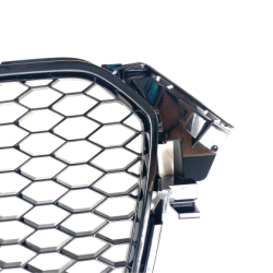 Решетка без емблема за Audi A4 B8 (2011-2014) - RS Look - с хром рамка