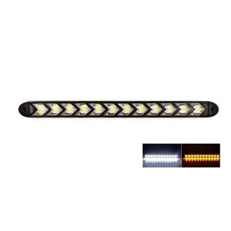 Универсални дневни светлини с функция бягащ мигач "Arrow" - 20см / 6 стрелки