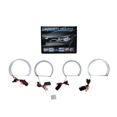 Ангелски Очи кристални за BMW E46 с рефлектор седан