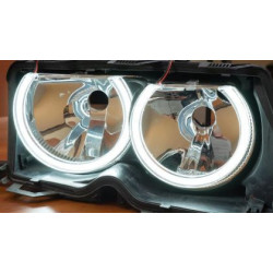 Ангелски Очи кристални за BMW E46 с рефлектор седан, комби (1998-2005) / E46 купе (1998-2003) - U-Design