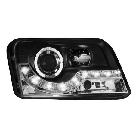 Кристални фарове FIAT PANDA (2003+)  - черни