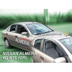 Ветробрани за NISSAN ALMERA N16 (2000-2005) hatchback 5 врати - 4бр. предни и задни - лепящи