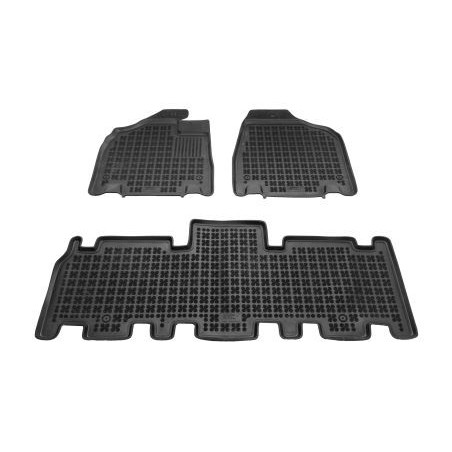 Гумени стелки за KIA Carnival II (2005-2014) - 5 местен - тип леген