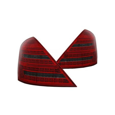 Диодни стопове за Mercedes W221 S-Class (2005-2011) - с опушен мигач